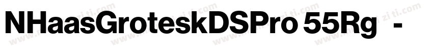 NHaasGroteskDSPro 55Rg◆字体转换
